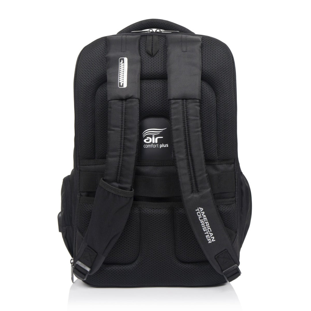 american tourister logix 04 smart travel 30 laptop backpack American Tourister Segno IV Laptop Backpack – 33L Expandable Backpack – Bag  City