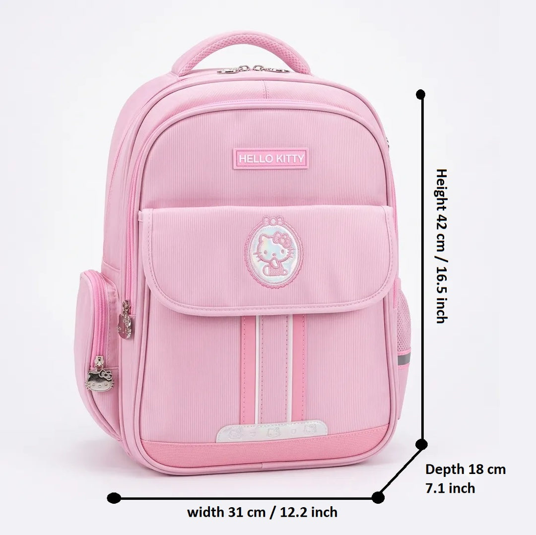Hello Kitty Girls School Backpack – Junior Class Lightweight Waterproo – Bag City
