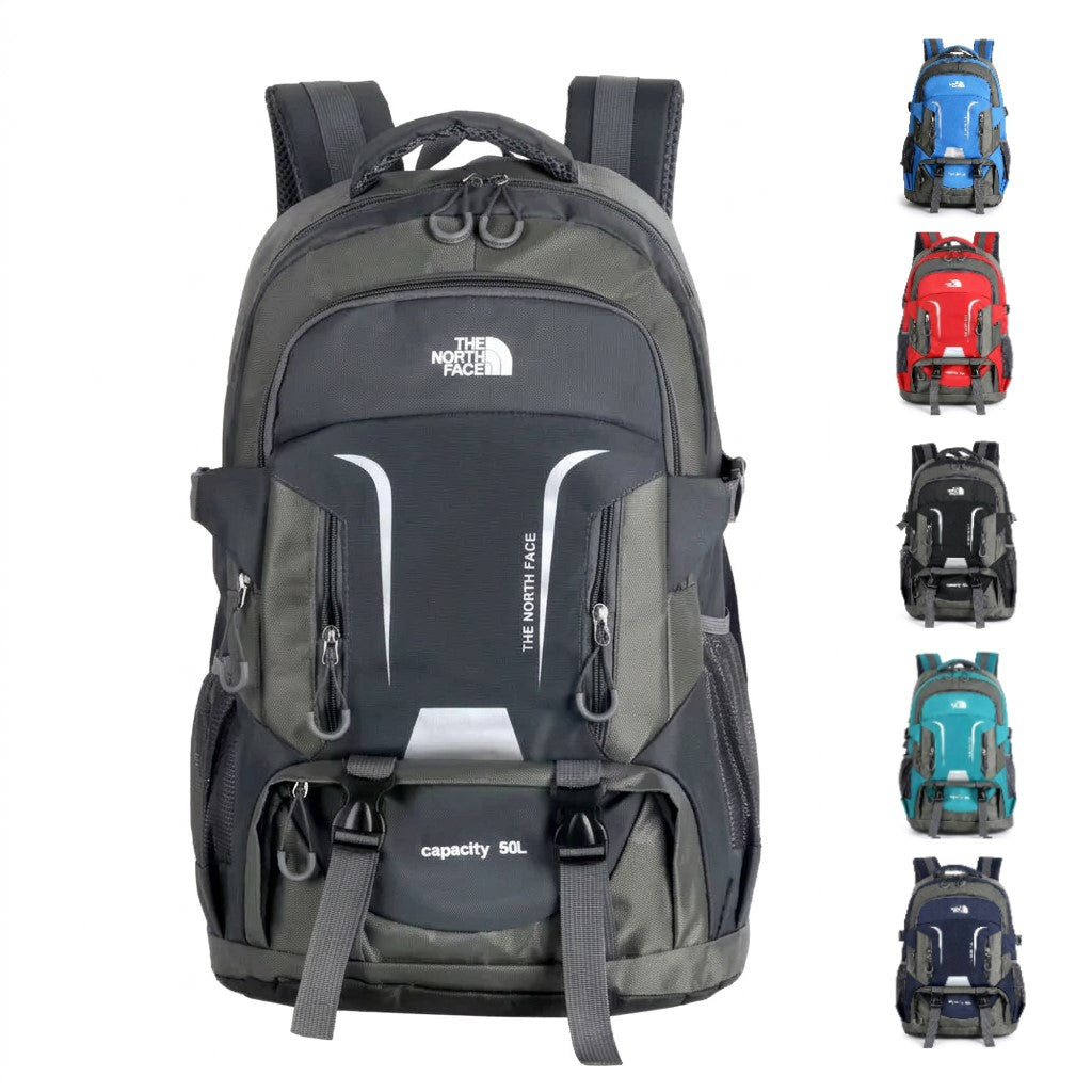 Trekker 50L Hiking & Travel Backpack – Waterproof, Tear-Resistant, Eas – Bag City