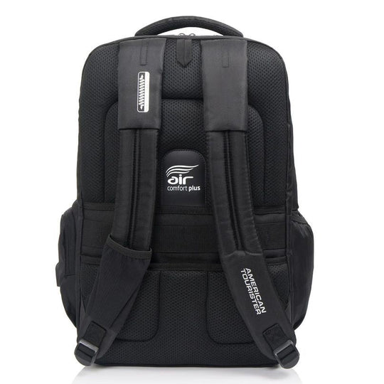 american tourister insta laptop backpack rain cover American Tourister Segno I Black 15.6″ Laptop Backpack with USB & Rain – Bag City